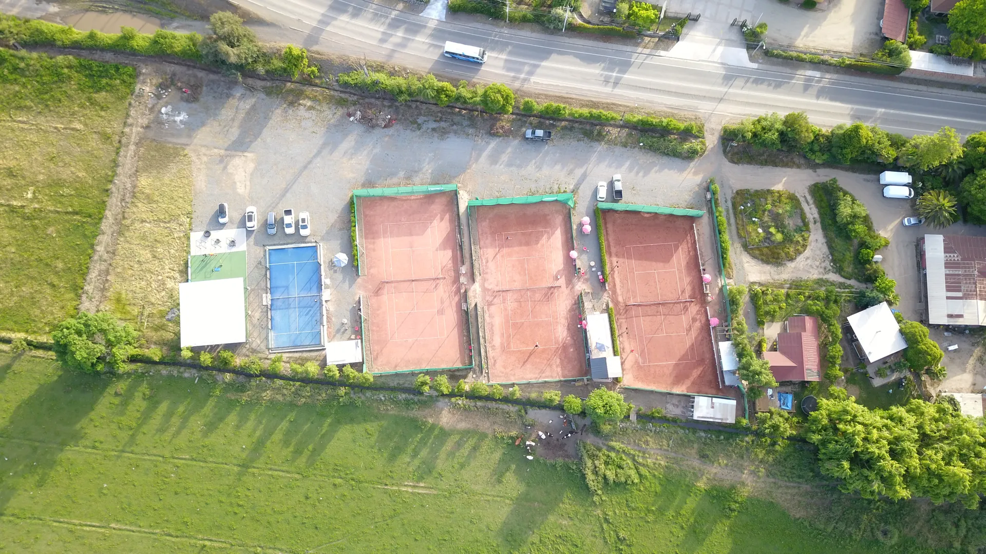 Canchas de tenis del Club Solís