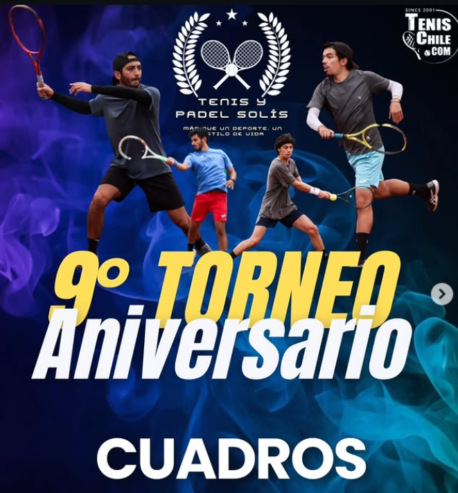 Afiche original del 9° Torneo Aniversario: cuadros del torneo
